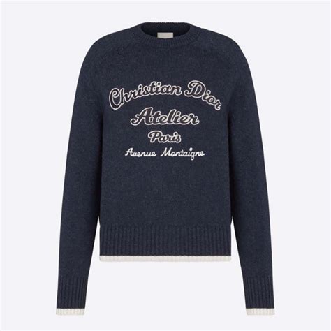 christian dior atelier sweater|christian dior reversible sweater.